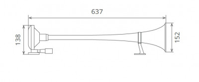 82MH MARINE AIR HORN