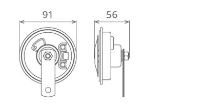 50F 48V  DISC HORN