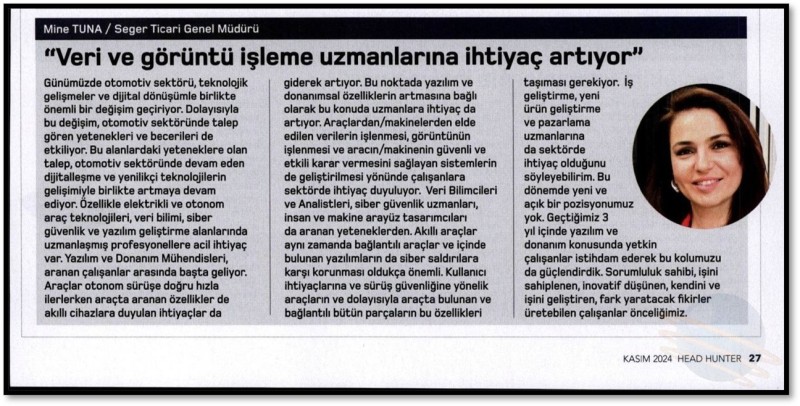 Veri ve Görüntü İşleme Uzmanlarına İhtiyaç artıyor