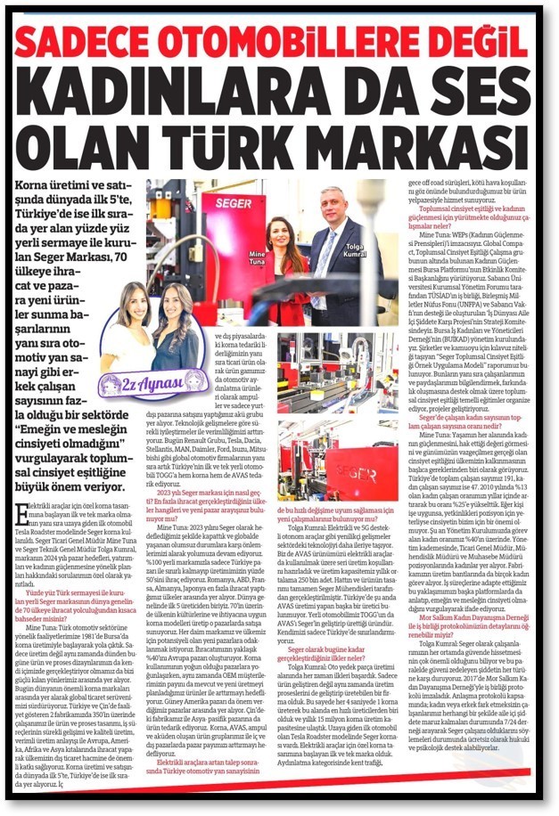 Sadece Otomobillere değil, Kadınlara da ses olan Türk Markası